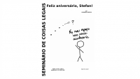 Íntegra - Seminário de Coisas Legais: Feliz Aniversário, Stefan!