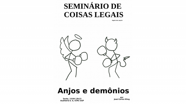 Assista à íntegra do Seminário de Coisas Legais sobre o jogo Anjos e Demônios