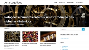 Artigos legais sobre coisas legais: conheça a Acta Legalicus