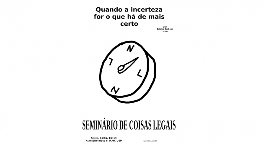 Íntegra - Seminário de Coisas Legais: Quando a incerteza for o que há de mais certo